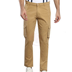 Pantalones Cargo de marca privada para hombre a la venta pantalones Cargo de color liso para hombre Pantalones Cargo con múltiples bolsillos - Product Image 2