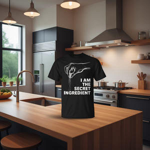 T-shirt da cuoco da cucina per uomo con design 'Im the Secret Ingredient' - Product Image 3
