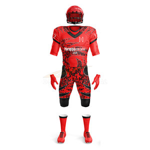 Maillot de football américain personnalisé à coupe sèche chemise d'équipe bleue blanche personnalisée uniformes d'entraînement pour hommes de sublimation en gros - Product Image 2
