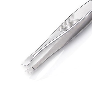 Juego de Pinzas para Cejas de Acero Inoxidable Quirúrgico de Alta Calidad con Punta Inclinada, Premium, Personalizable, para Depilación y Extensión de Pestañas - Product Image 5
