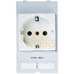 มูเรเลอทรอนิค ปลั๊กไฟติดผนังรุ่นใหม่ 4000-68000-0180000 ผลิตภัณฑ์พลาสติก - Product Image 1