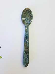 Tenedor y cuchara coloridos de resina hechos a mano de la mejor calidad y altamente pulidos con logotipo personalizado para hoteles y restaurantes de La India - Product Image 5