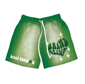 Short de gym unisexe coupe confortable et décontracté avec logo personnalisé motif solide de style athlétique moderne-Vente en gros pour hommes - Product Image 1