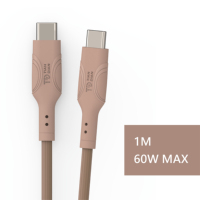 Kabel Pengisian Cepat Tian Dian 2026 Tipe-C USB-C 60W, Tahan Lama, Kawat Tembaga Murni, Selubung PVC, 1M, untuk Ponsel Android/iOS dan Mobil