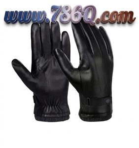 Gants d'hiver chauds en cuir pour temps froid à écran tactile du Pakistan - Product Image 1