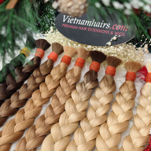 Extensiones de cabello humano Yaki recto vietnamita virgen 100% más vendidas, máquina cruda de cutícula completa de Color claro de alta calidad Doble - Product Image 1