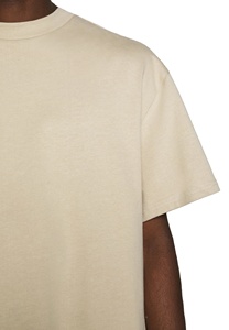 T-shirt décontracté pour homme à manches courtes 100 % coton jersey imprimé 240 GSM respirant coupe épaules tombantes streetwear personnalisable avec logo vierge - Product Image 4
