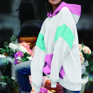 Custom Polyester/Cotton Fleece <b>Acid</b> Wash Oversized <b>Dropped</b> Shoulder Pullover Hoodies Autumn Breathable High Quality New Fashion - Product Image 6