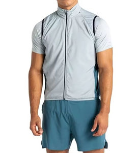 Conjunto de pantalones cortos cortavientos impermeables para hombre de la mejor calidad, nuevo diseño con mangas desmontables, patrón sólido, chaquetas de talla grande para hombre - Product Image 2