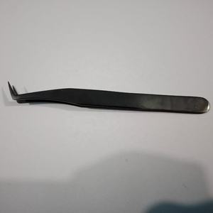 แหนบต่อขนตาสแตนเลสแบบมืออาชีพตามสั่งโลโก้ได้90องศาปลายโค้งมนบรรจุภัณฑ์จำนวนมากจำนวนมาก - Product Image 3