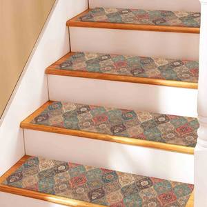 Red Ethnic Pattern Printed <b>Rug</b> - Kilim Design, Modern, Machine <b>Washable</b>, Stair Tread,Goblen - Product Image 4