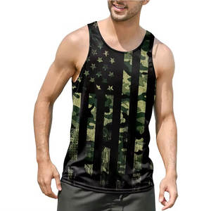 Débardeur de sport décontracté pour homme - T-shirt athlétique respirant à séchage rapide en polyester/coton pour la musculation et l'entraînement - Product Image 2