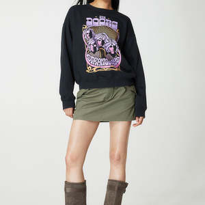 Offre Spéciale femmes coton Polyester Sublimation polaire pull couleur personnalisée sweats nouvelle conception populaire imprimé Techniques - Product Image 5