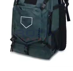 Sacs à dos de baseball personnalisés pour équipes sportives, pour jeunes et adultes, avec logos personnalisés, fermeture éclair de haute qualité, fermeture à fermoir, bandoulière arquée - Product Image 2