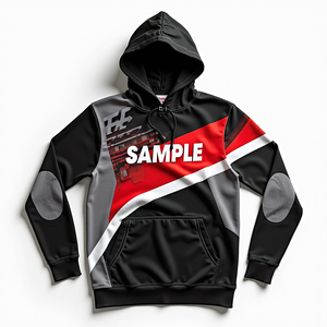 Sudadera con Capucha Personalizada para Hombre, Ropa Urbana Resistente, Estilo Holgado, Sublimada, 100% Poliéster, Mezcla de Algodón Básico, Ropa Deportiva - Product Image 1