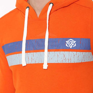 2025มีฮู้ดสไตล์ใหม่ล่าสุดสำหรับผู้ชายผ้าฝ้าย100% ลายสีทึบ - Product Image 3