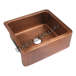 Fregaderos de cocina martillados grises personalizados de acero inoxidable 304 doble fregadero de cocina hecho a mano - Product Image 4