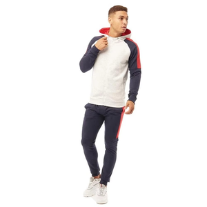 Nuevo conjunto de chándal de chaqueta y pantalón con cremallera completa de manga larga Lisa para hombre 2025, chándal deportivo de alta calidad para hombre - Product Image 4