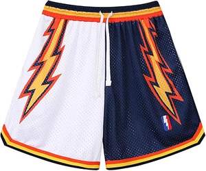 Shorts d'été décontractés en gros, shorts de sport par sublimation, shorts de gym, shorts de basketball personnalisés pour hommes en maille - Product Image 2