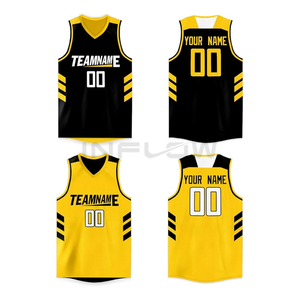 100% ropa de baloncesto de poliéster diseño personalizado baloncesto Jersey uniformes conjuntos equipo juvenil patrón sublimación - Product Image 5