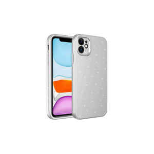 Coque de téléphone en silicone scintillante de luxe Netzy pour iPhone 11 13 Pro Max 14 Plus - Protection de l'appareil photo incluse - Product Image 1