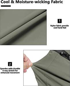 Pantalones Cortos Bermuda para Hombre Antiarrugas, Calidad Premium, Transpirables, Ecológicos, de Secado Rápido, Estilo Casual, Color/Logotipo Personalizado - Product Image 4