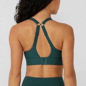 New arrival Women Gym Workout Cross Backless Sports Bra Custom logo Seamless Yoga Gym Sports Bra for Women - Product Image 3