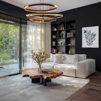 Table basse en bois moderne pour la maison et le bureau Design élégant avec rangement pour ensembles de meubles de salon