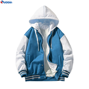 Veste universitaire à capuche pour homme grande taille, tendance, vintage, style américain, baseball, collège, lycée, vente chaude - Product Image 4