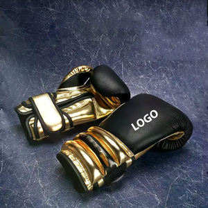 Guantes de boxeo de entrenamiento con logotipo personalizado de alta calidad, venta directa de fábrica, cómodos guantes MMA de cuero PU de nuevo diseño - Product Image 4