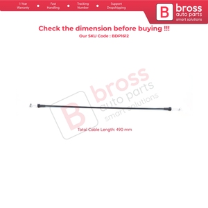 Cable de Liberación de la Cerradura de la Manija de la Puerta Delantera BDP1612 para Camiones Serie MK1 P G R T 2003 en Adelante 1498712 - Product Image 6