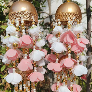 เครื่องประดับเจ้าสาวดอกกุหลาบคาเลร่ากำไลข้อมือดอกไม้สำหรับเจ้าสาวมุสลิมมุสลิมปากีสถาน - Product Image 3