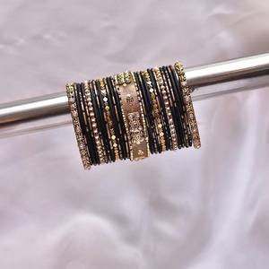 Hot Sale New Arrivals Fashion Popular Products Bridal Bangles Sets Wholesale Wedding Work Elegant Bridal Jewelry Set - Product Image 3