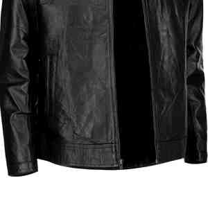 Blouson aviateur en cuir pour hommes Logo personnalisé de haute qualité Camouflage Front Design vente en gros avec tailles - Product Image 3