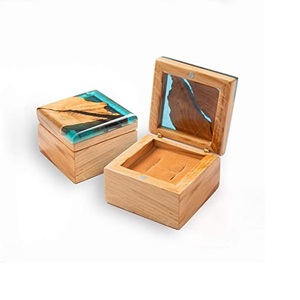 Handcrafted Rectangular Wooden Storage <b>Box</b> for Trinkets <b>Earrings</b> Necklaces Bracelets Bangles Decorative Jewellery Organizer - Product Image 1