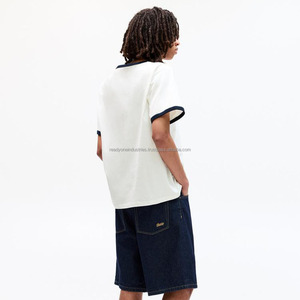 เสื้อยืดคอกลมแขนปกติสำหรับผู้ชายเสื้อยืดโอเวอร์ไซส์ - Product Image 3