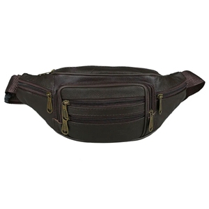 Sac banane en cuir pour hommes femmes, sac de ceinture à la mode, petit sac à bandoulière avec sangle réglable pour sacs de voyage - Product Image 3