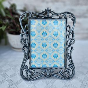 Rustic metal <b>photo</b> <b>frame</b> <b>for</b> farmhouse <b>wall</b> decor perfect gift <b>for</b> weddings birthdays anniversaries and office display - Product Image 2