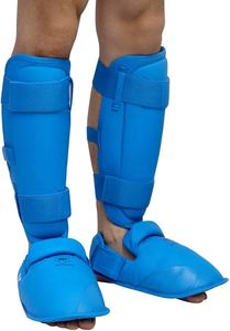 Espinillera y protector de empeine aprobados por la WKF (rojo-L) - Product Image 6