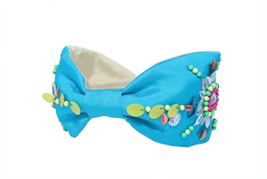 Bandeaux en coton de qualité supérieure, faits à la main, avec de belles broderies et des couleurs vives, pour filles, vente en gros auprès d'un exportateur indien pour les vêtements de fête - Product Image 4