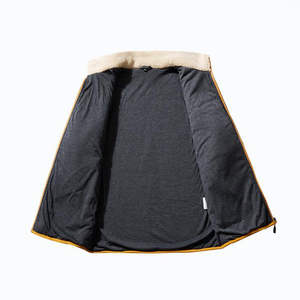 Veste en polaire Sherpa, style décontracté ample, coupe-vent, légère, en tissu satiné, fermeture éclair, Polartec pour l'automne et l'hiver - Product Image 6