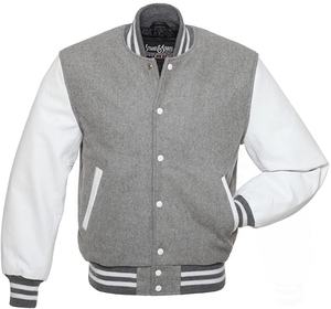 Veste de baseball varsity en cuir avec broderie en chenille personnalisée pour hommes - Product Image 3