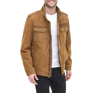 Venta al por mayor chaquetas de mezclilla de encargo de los hombres ropa de abrigo de algodón azul clásico, OEM/ODM Fabricación, chaqueta de invierno de ajuste regular de los pantalones vaqueros - Product Image 5