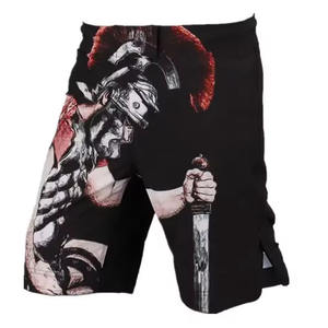 Pantalones Cortos de Muay Thai con Estampado por Sublimación, Pantalones Cortos de Muay Thai con Logotipo Personalizado, Pantalones Cortos de Lucha de Muay Thai, Pantalones Cortos de Kick Boxing - Product Image 3
