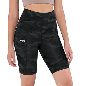 Shorts de yoga pour femmes taille haute, respirants, à séchage rapide, extensibles, confortables, vêtements de sport pour la salle de sport, entraînement physique, exercice quotidien - Product Image 1