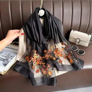 Custom Polyester <b>Scarf</b> <b>For</b> Women High Quality Breathable Light-weight Stylish Printed Pattern Hot Fashion Daily Wear Women <b>Scarf</b> - Product Image 1