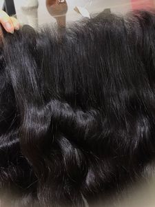 ขายส่ง NATURAL WAVE 3 มัดด้านหน้า หุ้นใหญ่ ผมบริสุทธิ์คุณภาพสูง 100% ผมบริสุทธิ์ ผมดิบเวียดนาม - Product Image 3