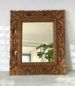Antique Wood Carved Custom <b>Floor</b> Ornate <b>Large</b> Decorative Espejos Wall <b>Mirror</b> - Product Image 3
