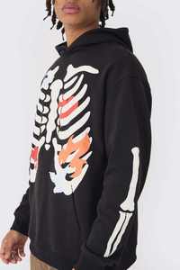 Sweat-shirts à capuche personnalisés en violet avec impression délavée, style décontracté, sport, thermique, impression sérigraphique de haute qualité, coton lourd 500GSM - Product Image 4