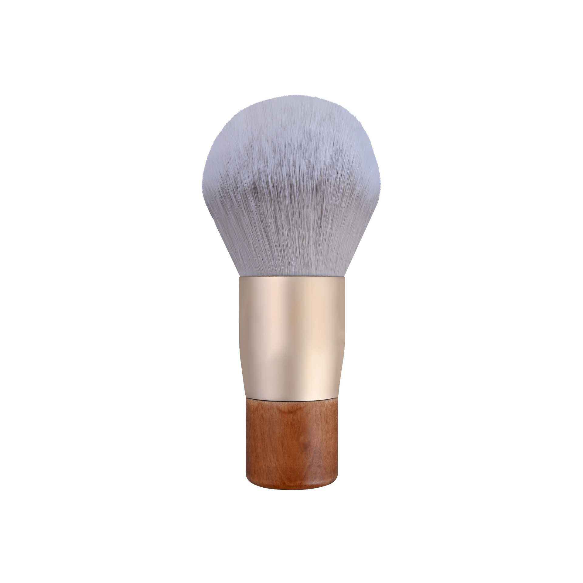 Mini Foundation Brush (Redwood Base - Grey Hairbrush)